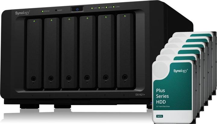 Produktbild Synology DS1621+ (6 x 16 TB, Synology HAT 33xx)
