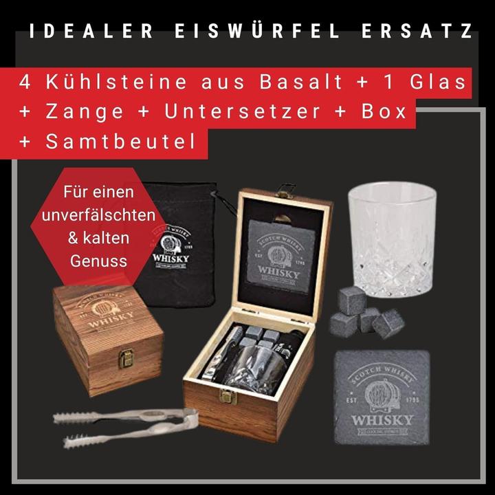 Immagine prodotto Woma Set di pietre per whisky (Bicchiere da whisky)