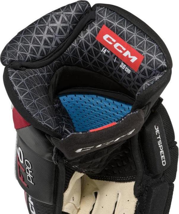 Image du produit CCM Gants de hockey JetSpeed FT6 PRO SR (13"/33 cm, Bleu foncé (Marine)/Blanc (68)) (13)
