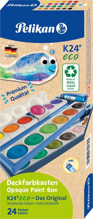 Actual product image Pelikan Colour box 24ST K24 Eco assorted (Multicoloured, 7.50 ml)