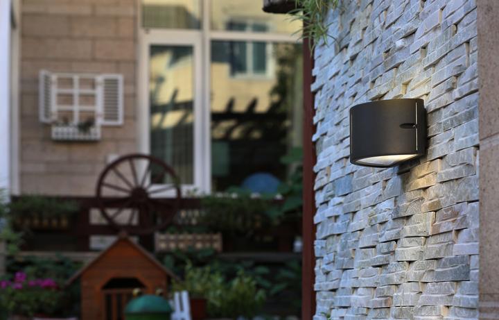 Actual product image ECO-Light Exterior wall lamp Bonn (E27, IP54)