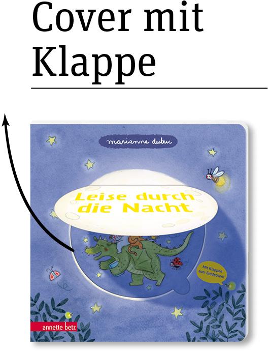 Actual product image Quietly through the night - A cardboard picture book with lots of flaps (German)