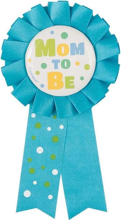 Immagine prodotto Unique Party Mom To Be Rosetta Doccia per Bambini Spilla/Badge per Feste