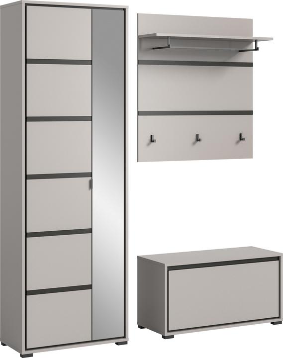 Produktbild Xonox Home Garderobenmöbel Jaru 3-teilig