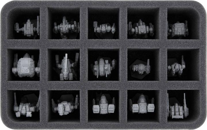 Image du produit Feldherr HS070A010 - Insert en mousse pour BattleTech - 15 Mechs (Mousse)