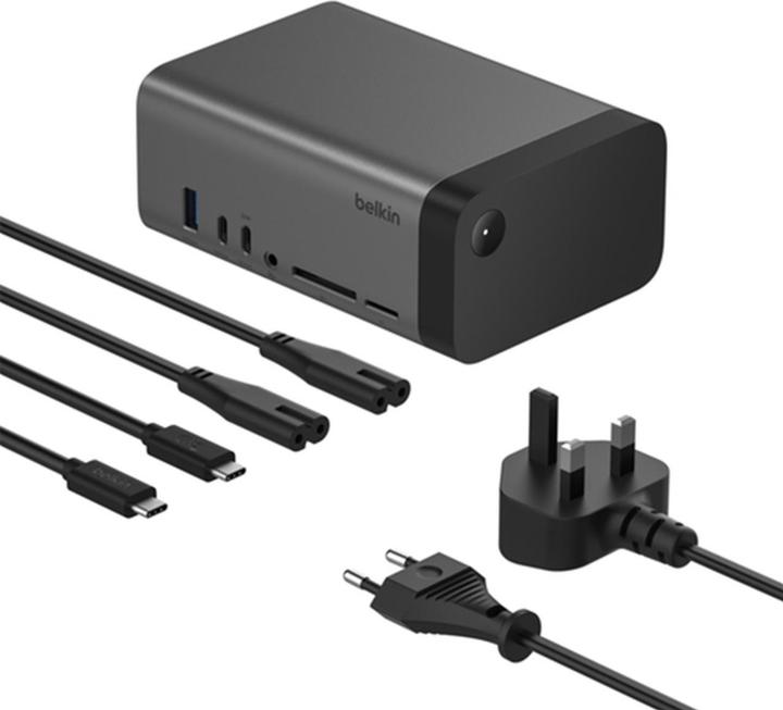Produktbild Belkin CONNECT USB-C 11-in-1 Pro GaN Dock 150W 2xHDMI INC020kqSY (USB-C, 11 Ports)