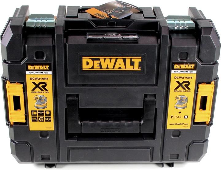 Produktbild DeWalt DCW 210 D1 Akku Exzenterschleifer Brushless 18V 12.000U/min 125 mm + 1x Akku 2,0 Ah + 1x Schn (Exzenterschleifer)