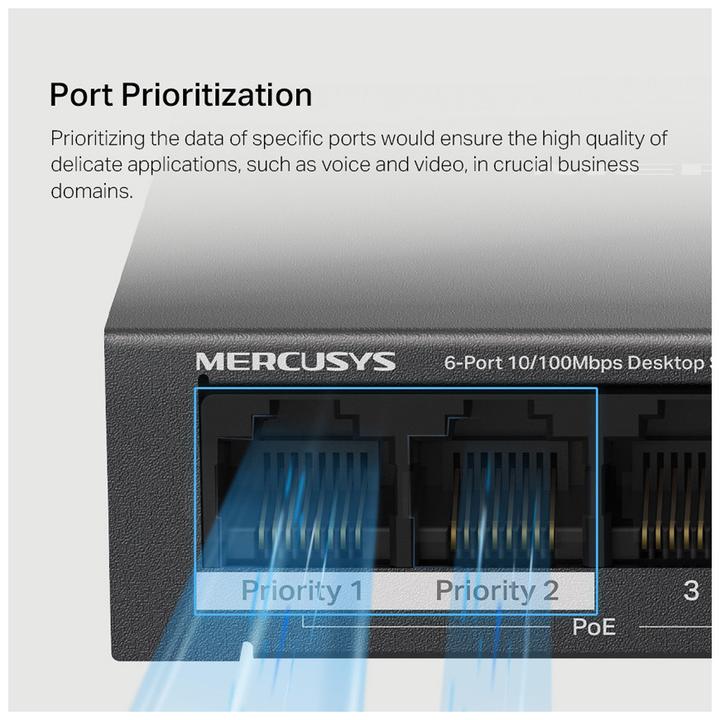 Immagine prodotto Mercusys MS106LP (6 Porti)