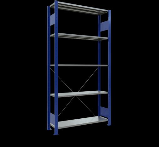 Actual product image Schulte Lagertechnik MULTIplus150 basic racking system with cross braces