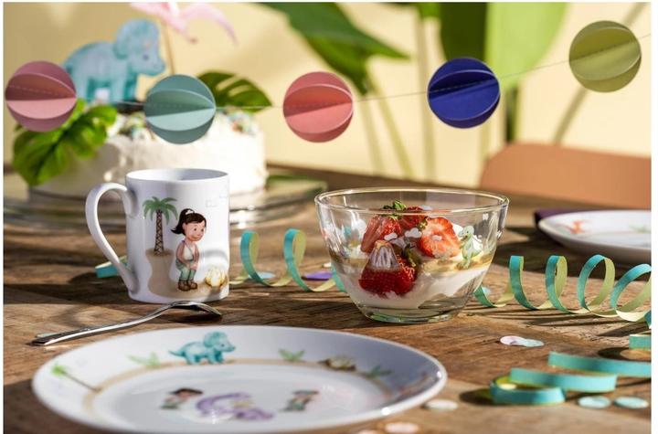 Actual product image Leonardo Avventura children's bowl 400 ml, 6 pieces, dinosaur