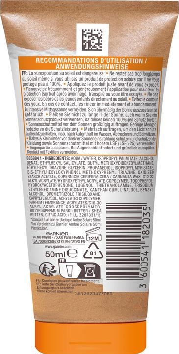 Produktbild Garnier Ambre Solaire Hydra 24 (Sonnenmilch, SPF 30, 50 ml, 50 g)