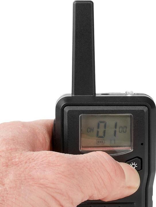 Produktbild Nedis Walkie-Talkie-Set 2 Hörer Bis zu 10 km Frequenzkanäle: 8 PTT / VOX Bis zu 6 Hours Ladestation (10 km)