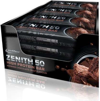 IronMaxx Zenith 50 High Protein Bar (16 x 45g) (Cookies and Cream, 16 pcs., 720 g)
