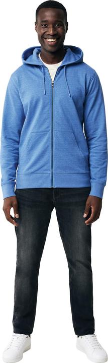 Actual product image Universal Textiles Unisex Adult Abisko Recycled Cotton Full Zip Hoodie (L)