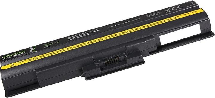 Actual product image Patona Premium Battery f. Sony BPS13 without CD black Vaio VGN-CS11S/P VGN-CS11S/Q VGP- (5200 mAh)