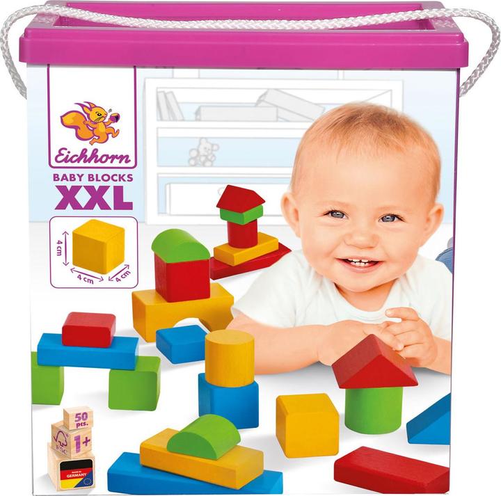 Produktbild Eichhorn Bunte Holzbausteine Baby