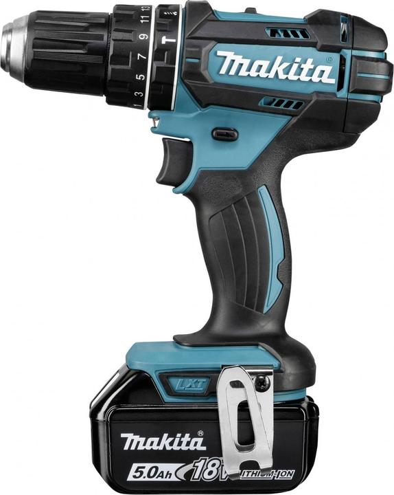 Actual product image Makita DHP482RTJ 18V 2x rechargeable battery-powered impact drill (Rechargeable battery operated)
