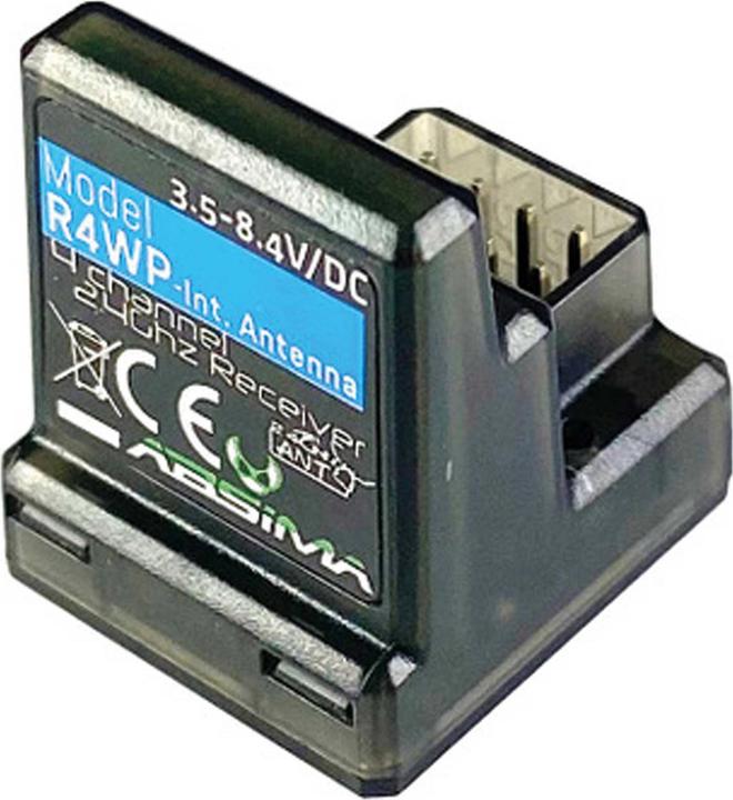 Absima R4WP 4 channel receiver suitable for CR4S 2.4GZ remote control