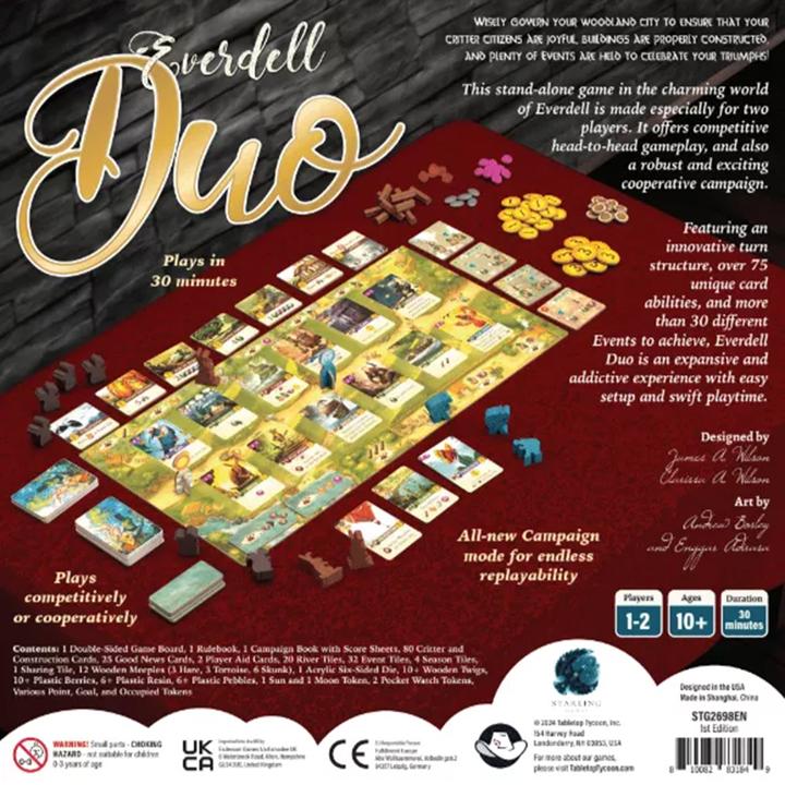 Actual product image Starling Games Everdell Duo (English)