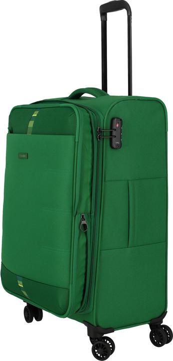 Immagine prodotto Travelite Set di valigie Rügen a 4 ruote, 3 pezzi con piega elasticizzata (90 l, XL (da 115l))
