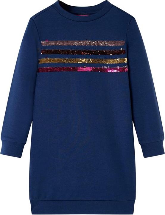 Actual product image VidaXL Children's jumper dress navy blue 104,Material: 95 (104)