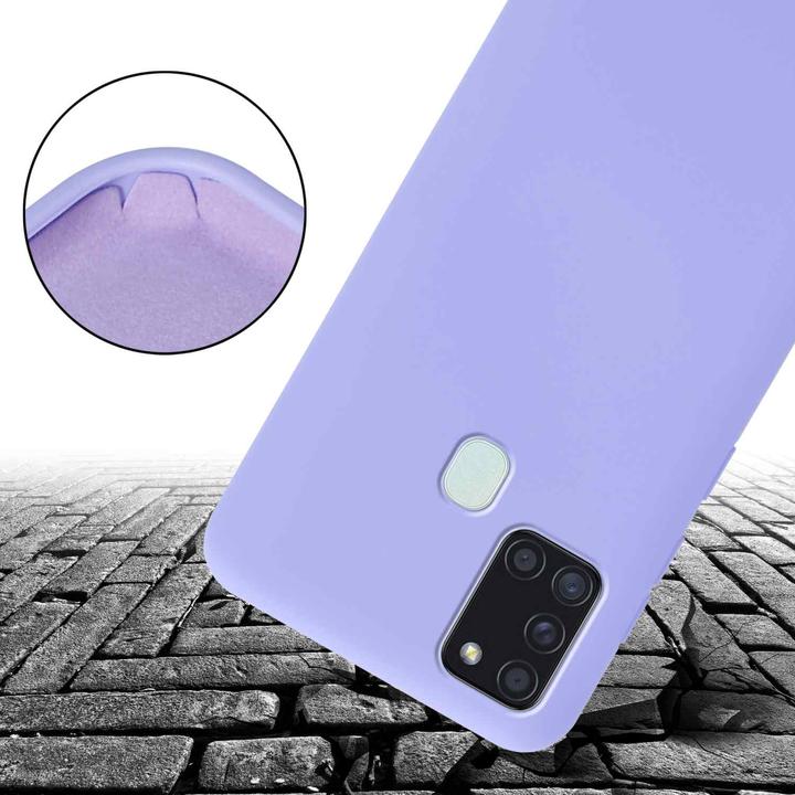 Actual product image Cadorabo TPU Cover Mobile Phone Chain Liquid (Samsung Galaxy A21s)