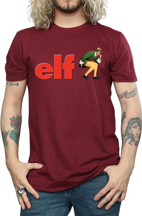 Actual product image Elf Mens Crouching Logo T-Shirt (XXL)