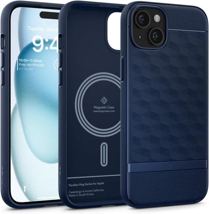 Actual product image Caseology Parallax Mag Magsafe Iphone 15 Midnight Blue (Apple iPhone 15)