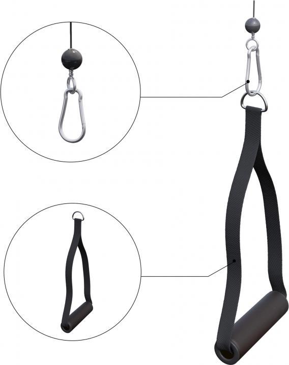 Image du produit Gorilla Sports Kabelzug Griff Paar
