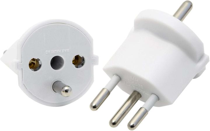 Max Hauri Adaptateur fixe T12/Schuko (Type 12, CEE 7/7)