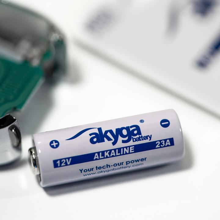 Actual product image Akyga 23A Spezial-Batterie 23 A Zink-Kohle 12 V 48 mAh 1 St. (1 pcs., A23, 48 mAh)