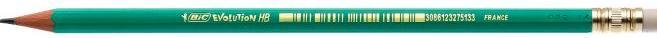 Produktbild Bic Bleistift Ecolutions 650/655 mit Radierer (2 mm, HB, 12 x)