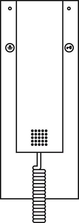 Actual product image Siedle S. & Soehne Handset 15505 white for 700 Series Telephones
