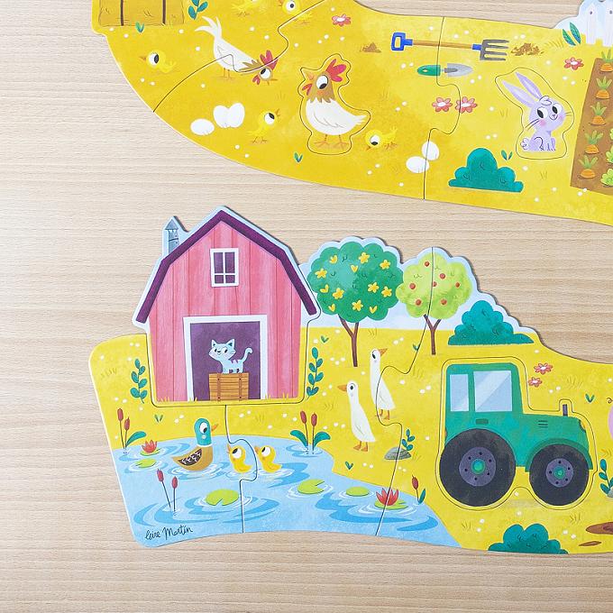 Image du produit Jumbo Goula 53176 - Puzzle XXL, ferme, 18 pièces (18 pièces)