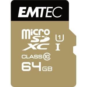 Produktbild Emtec Gold+ (64 GB, microSDXC, U1, UHS-I)