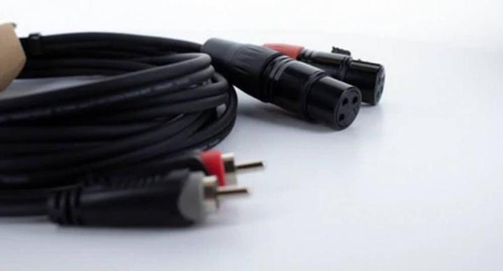 Produktbild Cordial EU 1,5 FC XLR Verbindungskabel (2x XLR-Buchse 3 polig - 2x Cinch-Stecker (1.50 m)