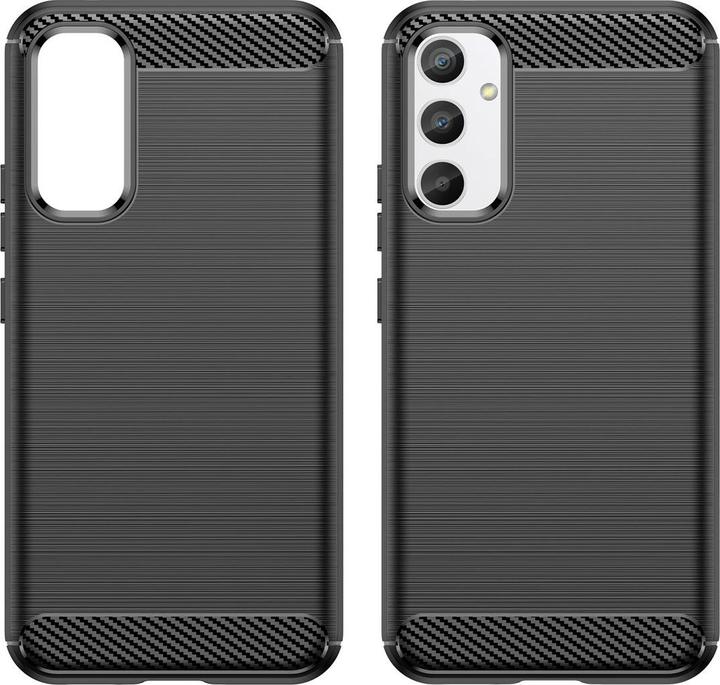 Actual product image König Design Case Mobile Protection for Google Motorola Samsung Xiaomi Case Cover Carbon Optics (Samsung Galaxy A34 5G)