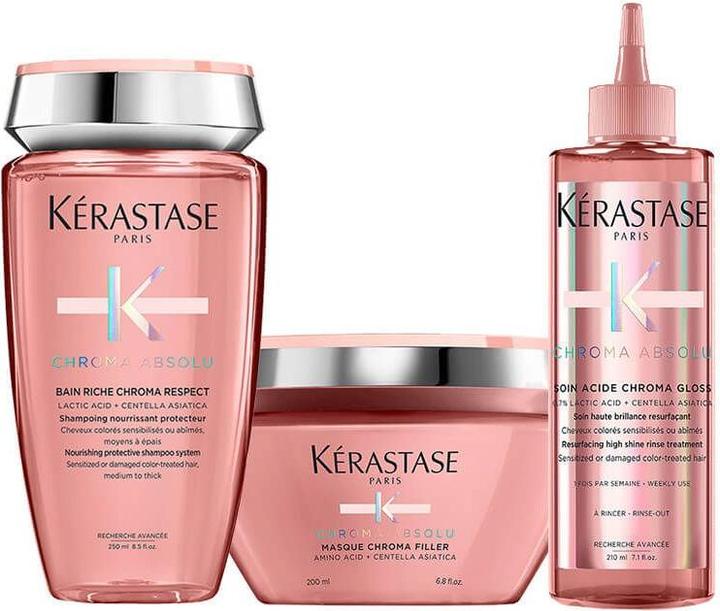 Produktbild Kérastase Chroma Absolu Gloss Thick Hair Trio 700 (Haarpflege set)