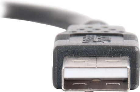 Immagine prodotto C2G Cavo USB 2.0 da A maschio ad A maschio, 1 m - Nero (3,3 piedi) (1 m, USB 2.0)