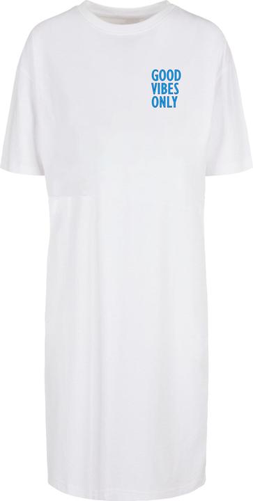 Produktbild Merchcode Ladies Good Vibes Only Oversized Slit Tee Dress - 118131 (L)