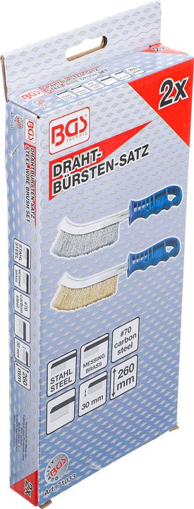 Image du produit BGS Jeu de brosses métalliques