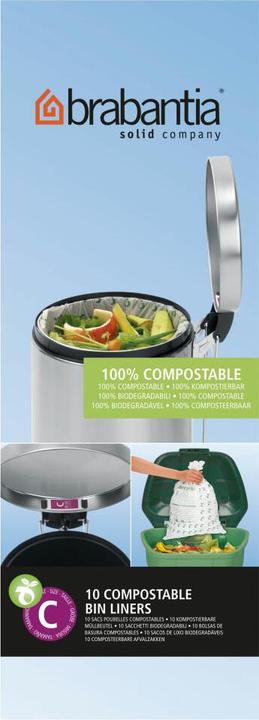 Produktbild Brabantia PerfectFit Kehrichtsack Kompost (10 x, 12 l)