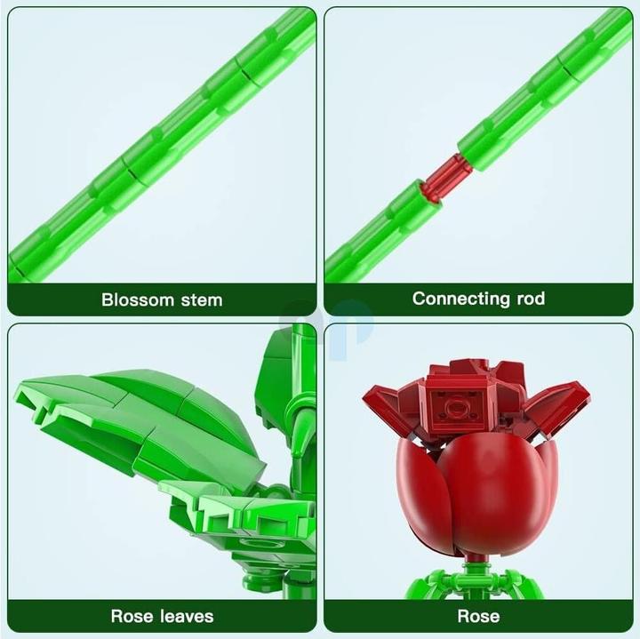 Produktbild Mould King Rote Rose