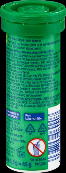 Nährwerte und Zutaten dm SauBär Badefarbe (Badeperlen)