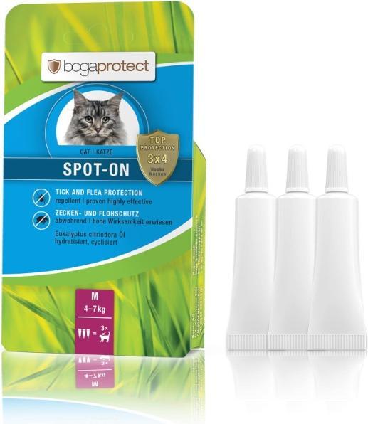 Image du produit Bogar gouttes antiparasitaires bogaprotect spot-on cat M (Chat, 3.60 ml)