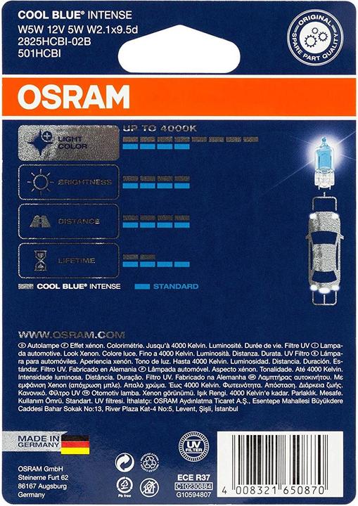Produktbild Osram Cool Blue Intense (W5W)