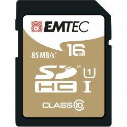Image du produit Emtec Carte mémoire flash Gold+ (16 Go, SDHC, U1, UHS-I)