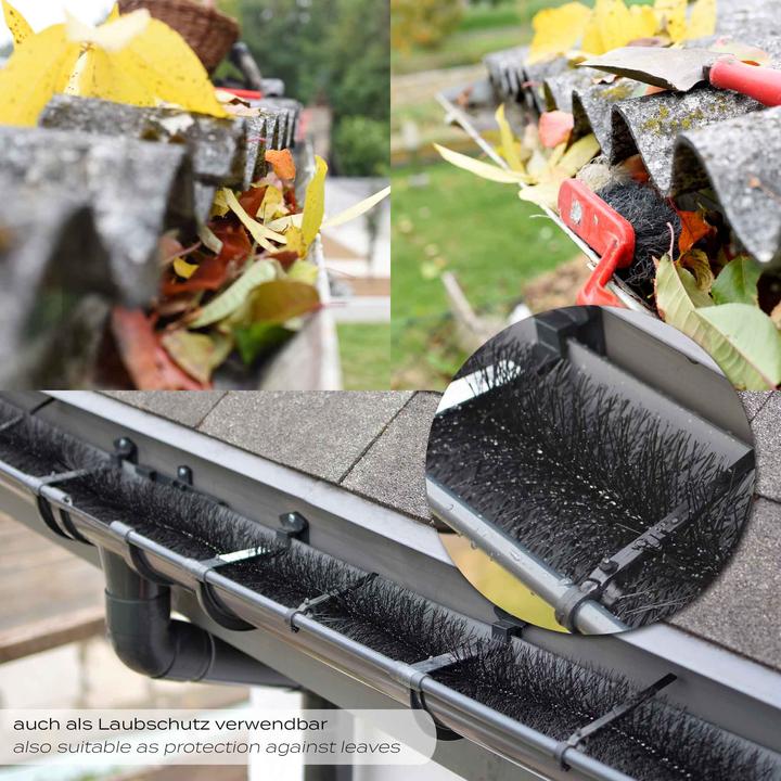 Actual product image Wiltec Nesting Protection Brush 120cm Ø 12cm 20 Pack for Solar System Effective Flexible Anti-nest