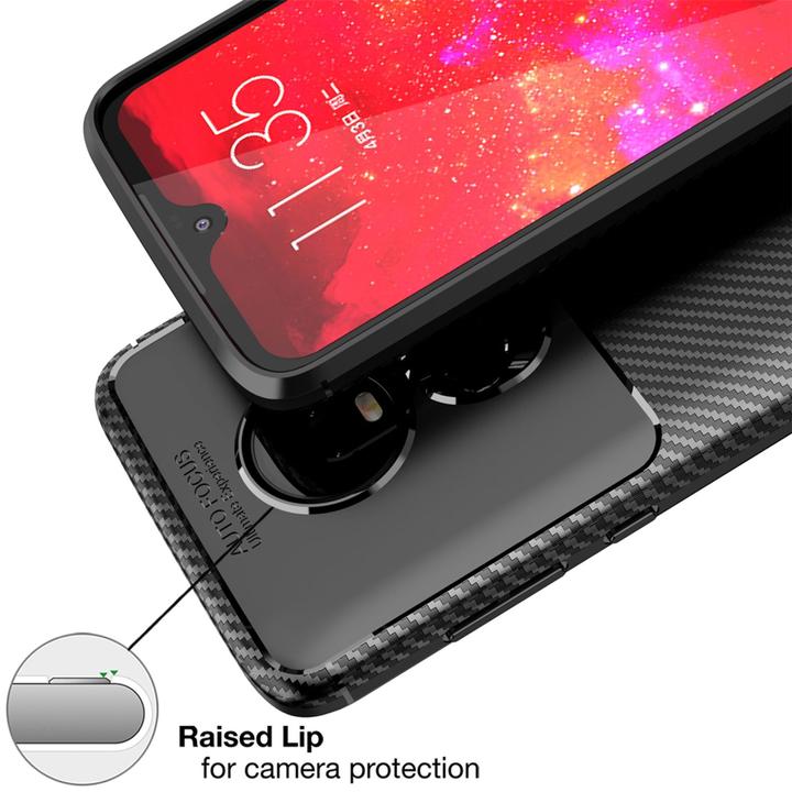 Produktbild Nalia Carbon Handyhülle (Motorola Moto G7)