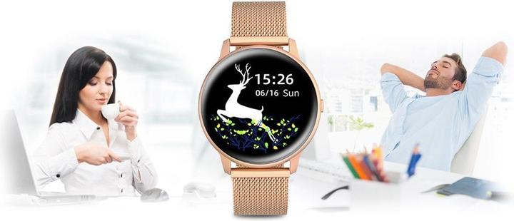 Produktbild Gino Rossi Smartwatch SW015-4 Różowe złoto (SW015-4) (45 mm)